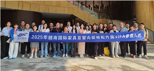 博諾展團(tuán)完美亮相2025年越南胡志明家具